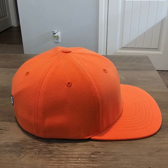 Vtg University of Florida Gators Fitted Flat Bill Hat Cap Orange UF L/XL NCAA - Picture 6 of 11